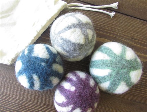 Sheep Wool Dryer Balls (set of 4)