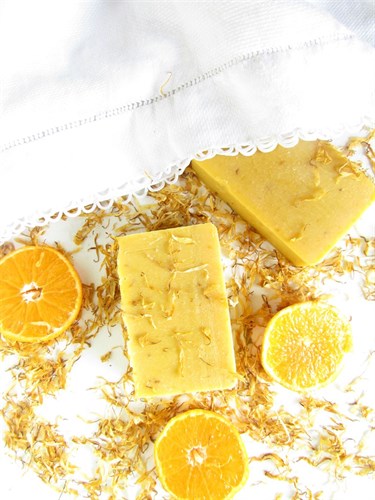 Sheep Milk Soap - Uplifting Tangerine Calendula