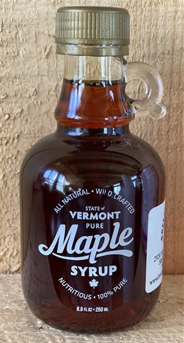 8.5 Oz. Grade A Amber Pure Vermont Maple Syrup