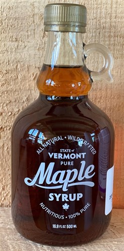 16.9 Oz. Grade A Amber Pure Vermont Maple Syrup