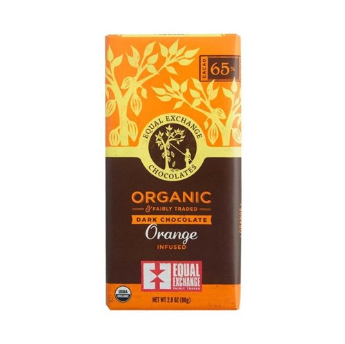 Chocolate Bar: Organic Dark Orange