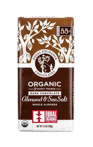 Chocolate Bar: Organic Dark Almond & Salt