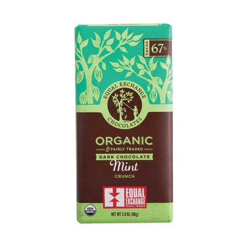 Chocolate Bar: Organic Dark Mint Crunch
