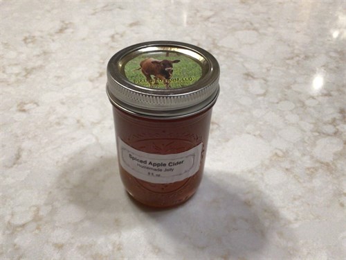 Spiced apple cider jelly