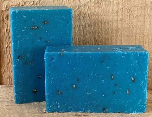 Hand-Crafted Blueberry Scrub Soap Bars - Cold Proc