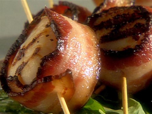 Bacon Wrapped Scalloped