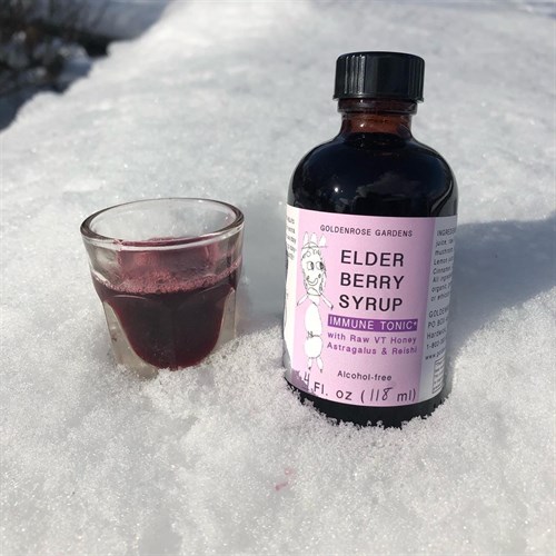 Elder Berry Syrup 4oz - Alcohol Free